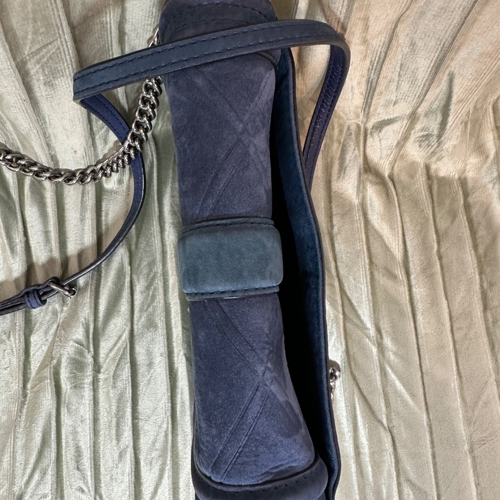 Rebecca Minkoff Blue Suede Purse - Picture 5 of 11
